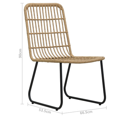 Vidaxl Juego De Comedor Para Jardín 9 Piezas Ratán Sintético Y Vidrio_2