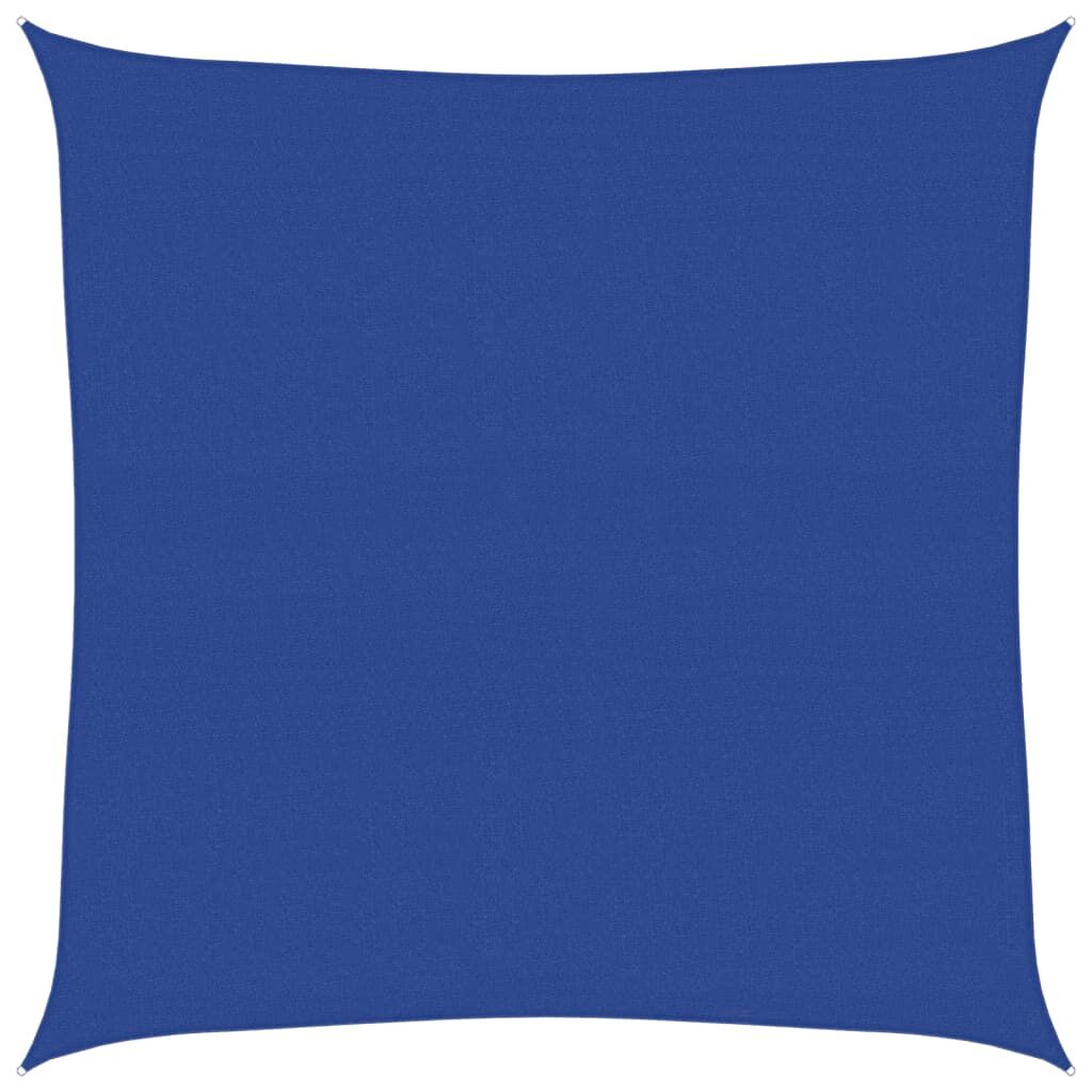 Vidaxl Toldo De Vela Cuadrado Hdpe Azul 160 G/m² 4x4 M_0