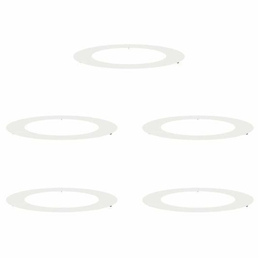 Adecuado Para Anillos De Árbol Plano 5 Pcs Ø60 / 90 Cm Acero_0