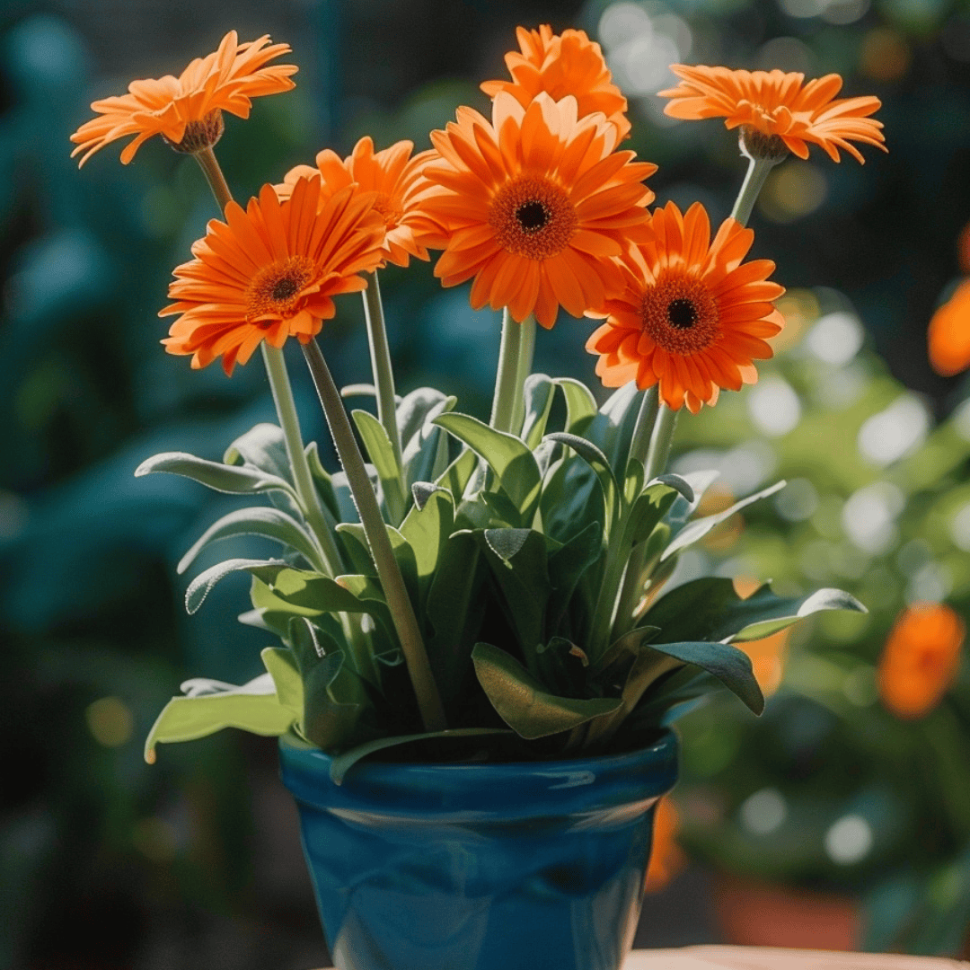 Gerbera Garvinea - Naranja - Altura 45-60cm - ⌀19cm_4