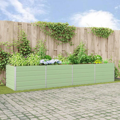 Jardinera Verde Pastel 385 X 100 X 75 Cm Acero Galvanizado_1