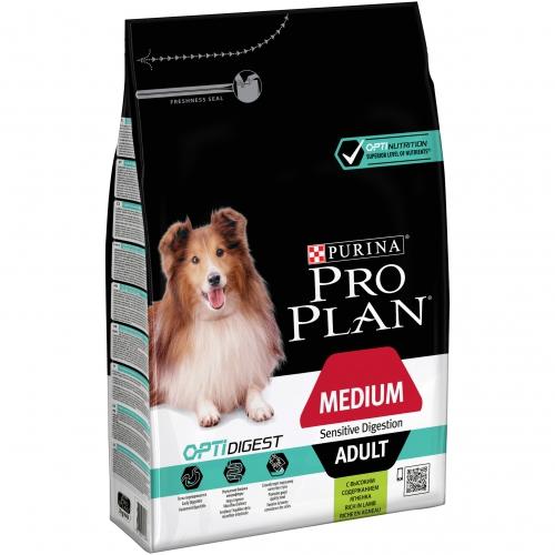 PRO PLAN Médio OPTIDIGEST Cordeiro 14kg