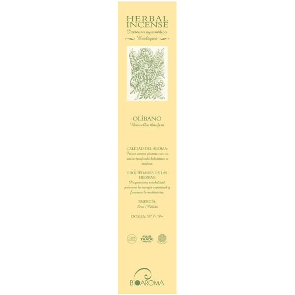 Bioaroma de Olíbano Biológico, 12 varetas