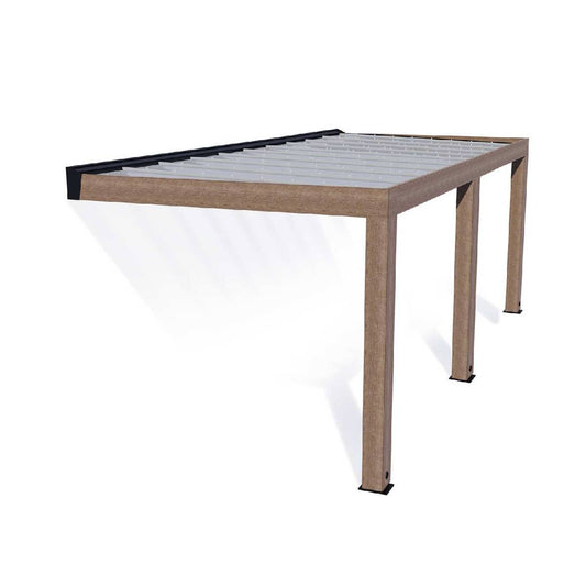 Pérgula anexa em madeira de cedro de Helsínquia 300x665 cm Canopia