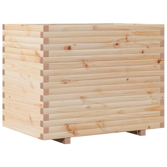 Jardinera Madera Maciza De Pino 90x60x72,5 Cm_0