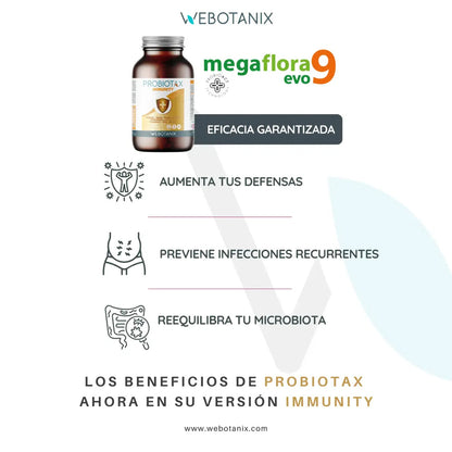 Probiotax Immunity Defenses WeBotanix 45 cápsulas