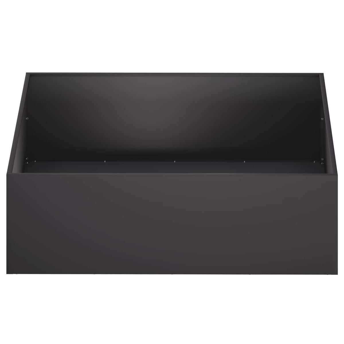 Macetero De Jardín 2 Uds. Negro 80 X 80 X 30 Cm_3