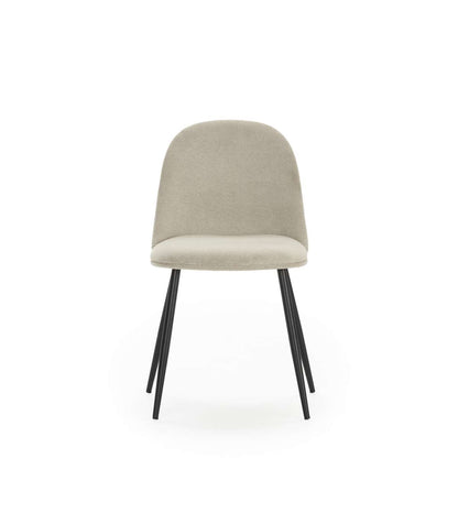 Pack De 4 Sillas Para Cocina O Comedor Dalila Tapizado Textil Beige, 48/80cm(alto) 49.5cm(_1