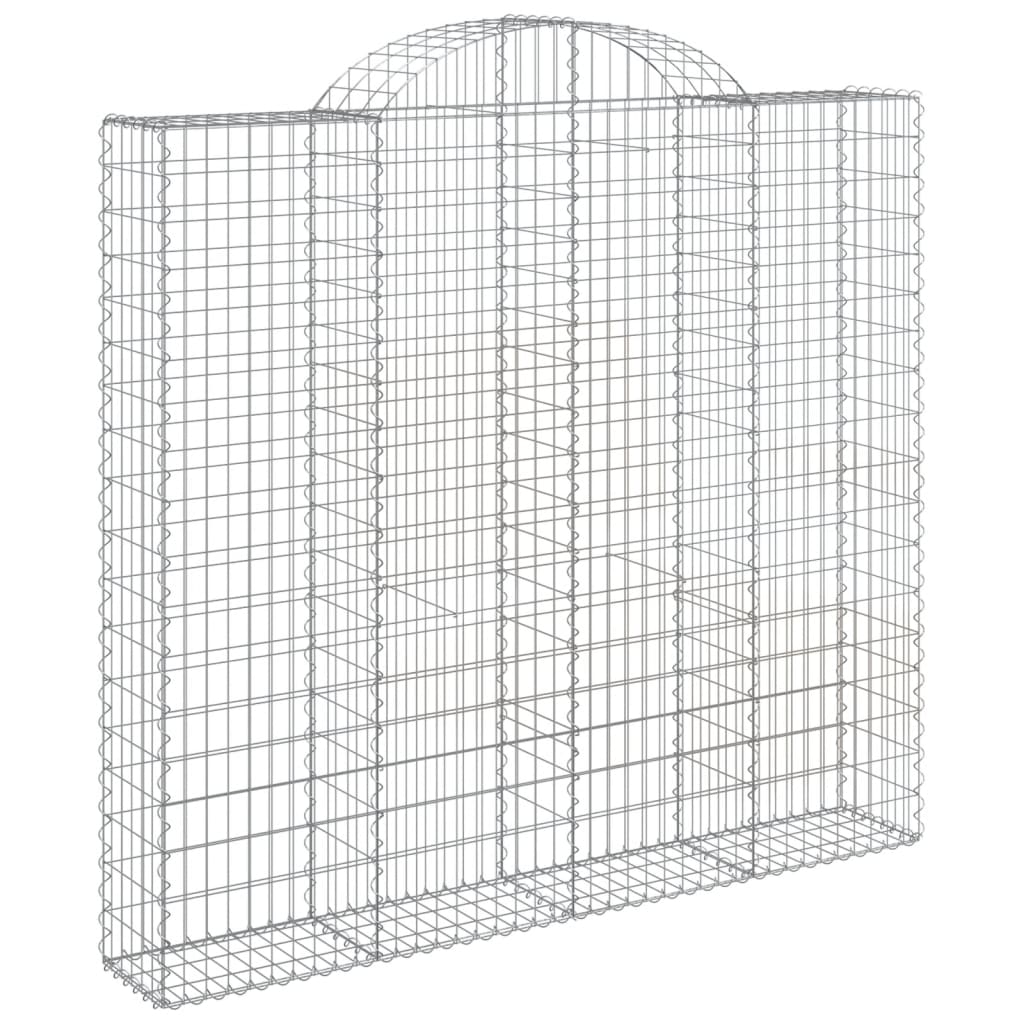 Cestas De Gaviones 7 Uds Forma De Arco Hierro 200x50x180/200 Cm_2