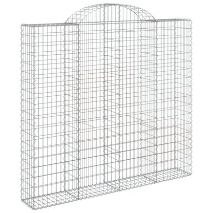 Cestas Gaviones 11 Uds Forma De Arco Hierro 200x50x180/200 Cm_2