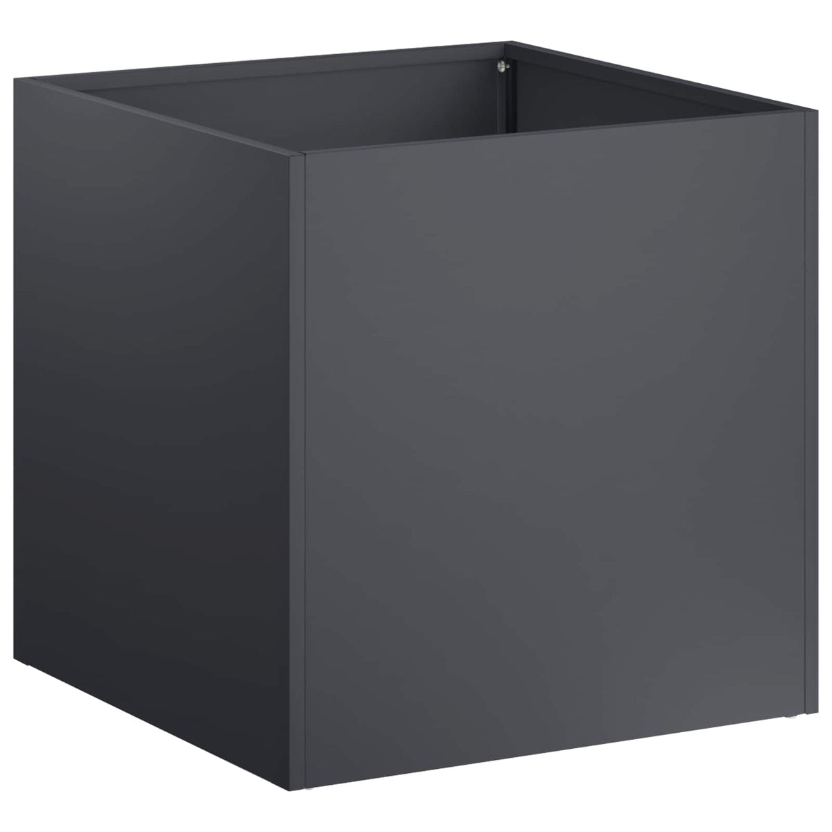Macetero De Jardín 2 Uds. Gris Antracita 45 X 45 X 45 Cm_2