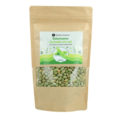 Edamame verde torrado sem sal Planeta Huerto 250 g