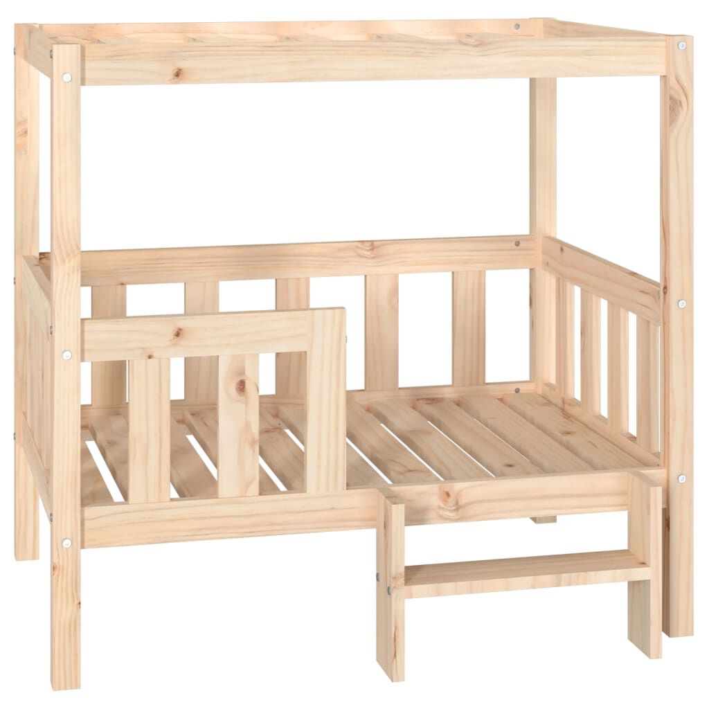 Vidaxl Cama Para Perros Madera Maciza De Pino 95,5x73,5x90 Cm_0