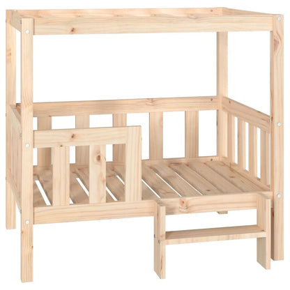Vidaxl Cama Para Perros Madera Maciza De Pino 95,5x73,5x90 Cm_0