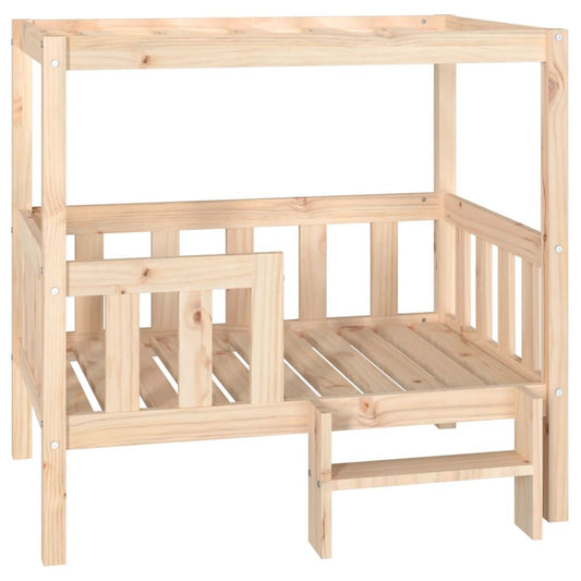 Vidaxl Cama Para Perros Madera Maciza De Pino 95,5x73,5x90 Cm_0