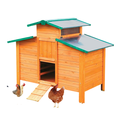 Gallinero De Madera Modelo Ottawa Para 5-7 Gallinas - Incluye Ponederos / Nidos_0