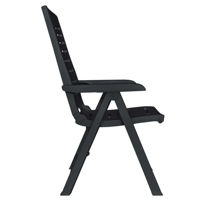 Vidaxl Conjunto De Comedor De Jardín 11 Piezas Plástico Gris Antracita_3