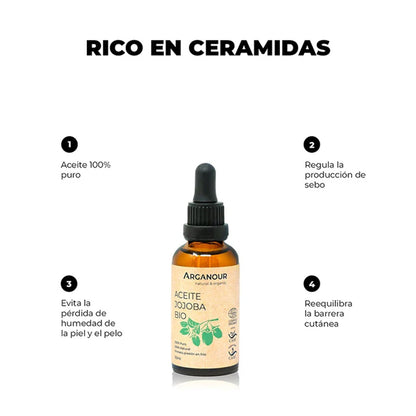 Óleo de jojoba 100% BIO Arganour 50ml
