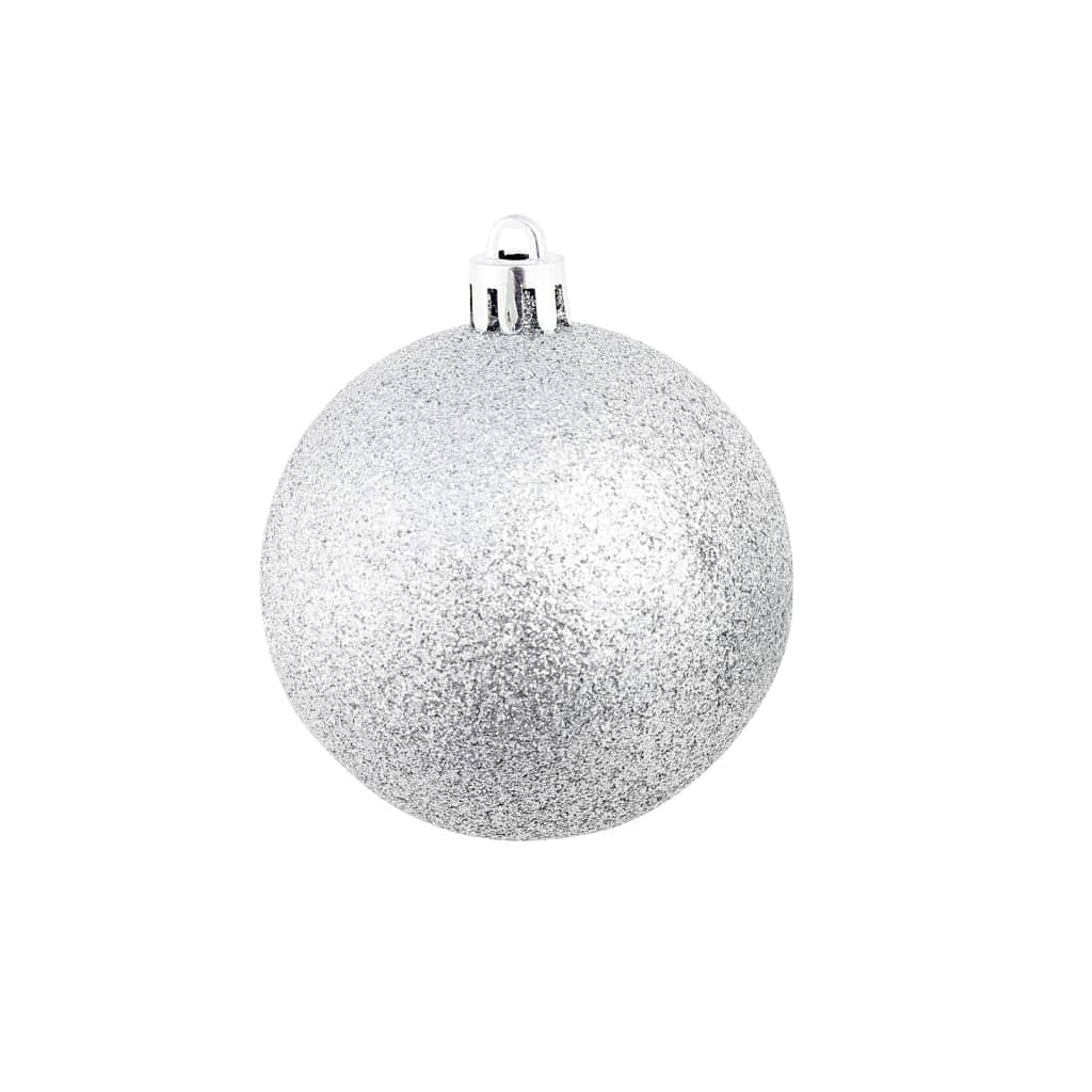 Vidaxl Lote De Bolas De Navidad 100 Unidades Plateadas 3/4/6 Cm_4