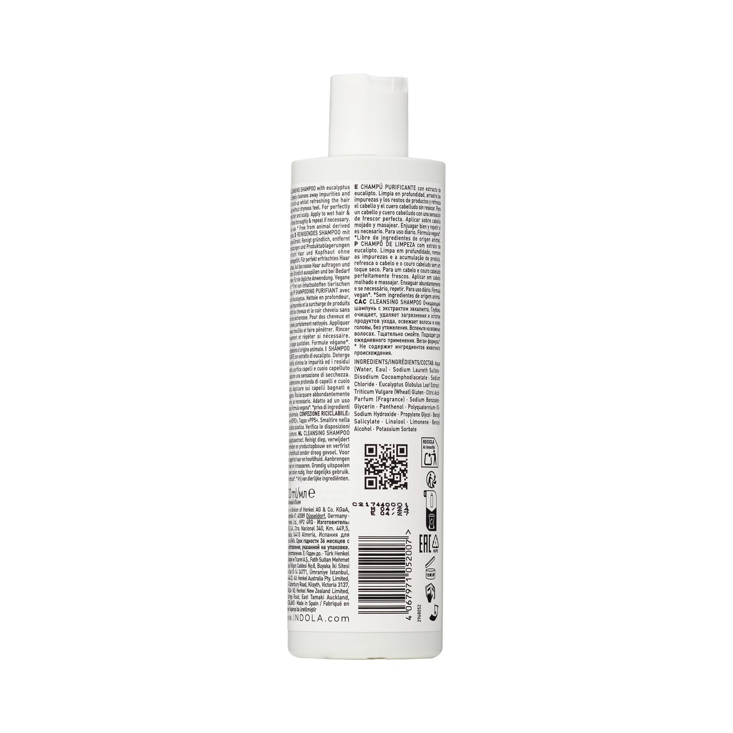 Indola Champú Detox Purificante Profesional Para Cuero Cabelludo Graso 300ml_2