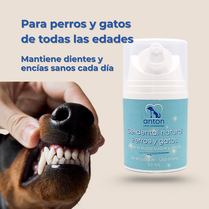 Gel dental natural para perros y gatos – Limpieza dental 50 ml