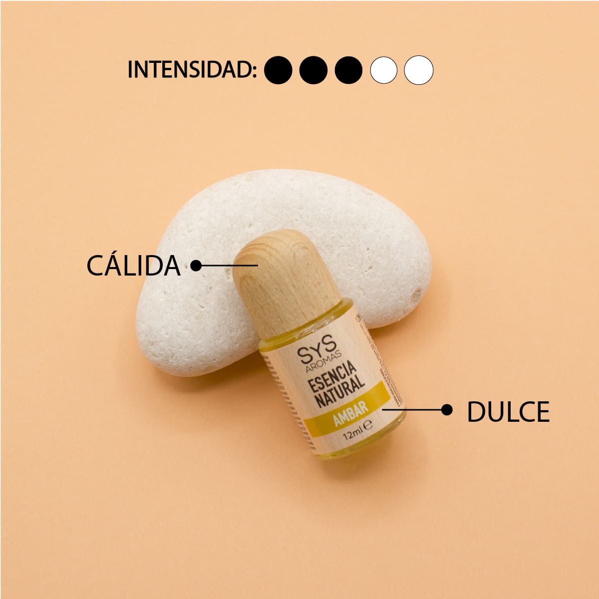 Esencia Natural Ámbar 12 ml | Aroma Cálido y Oriental | Perfume Concentrado | Uso en Difusores_3