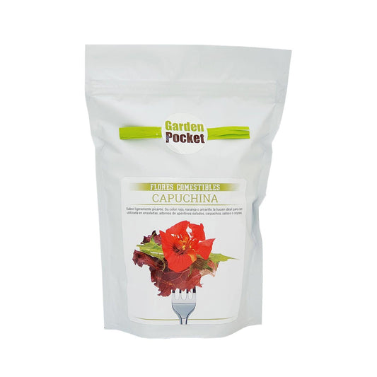Kit de jardim de flores comestíveis: Capuchinha