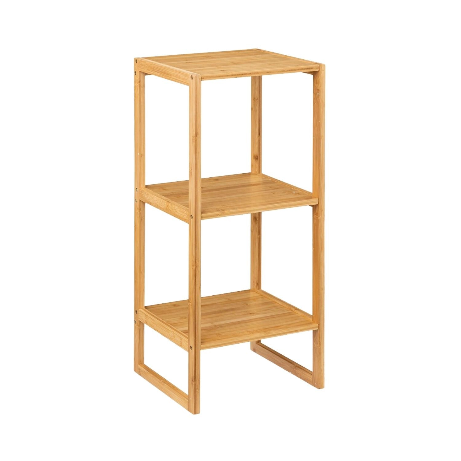 Estantería Modular De Bambú Con 2 Niveles 84x35.1x33.5cm 7house_0