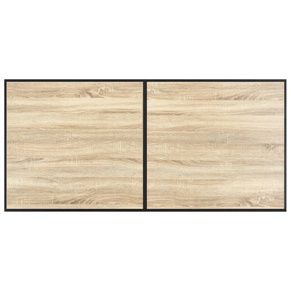 Mesa De Comedor De Mdf Color Roble 160x80x75 Cm_2