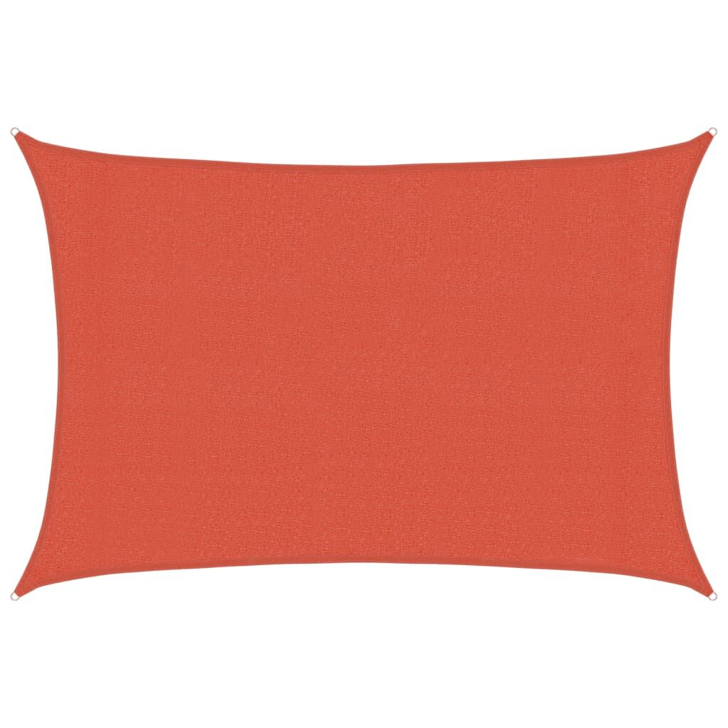 Vidaxl Toldo De Vela Hdpe Terracota 160 G/m² 3x4,5 M_0