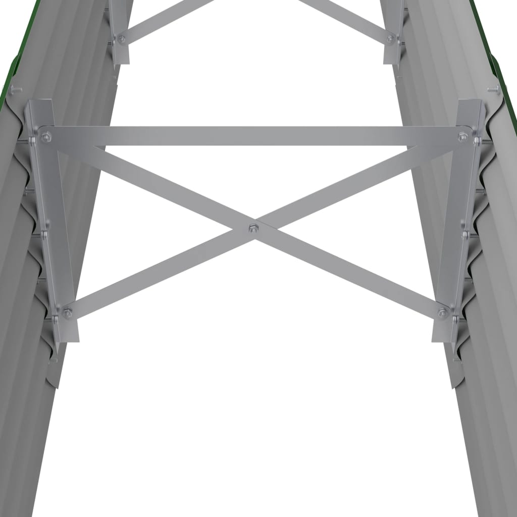 Jardinera Arriate Acero Galvanizado Verde 224x40x36 Cm_4