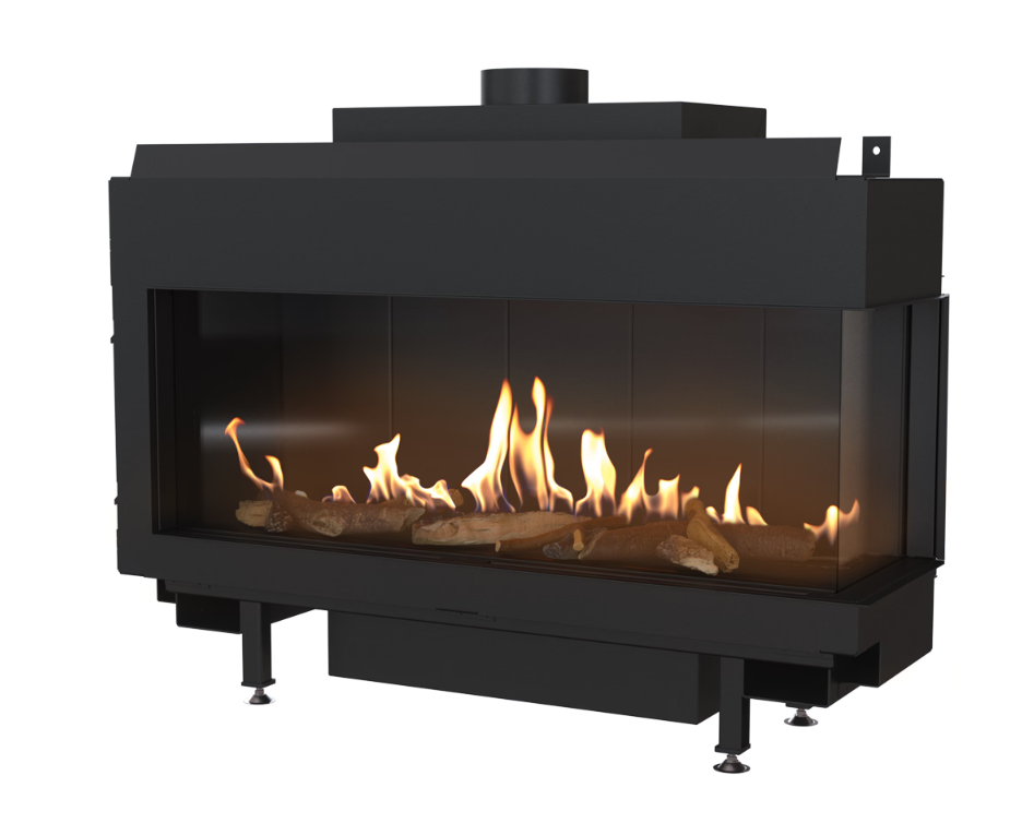 Bricosol Chimenea De Gas Kratki Leo 100 Derecha Propano ∅ 100/150 8,2 Kw_1