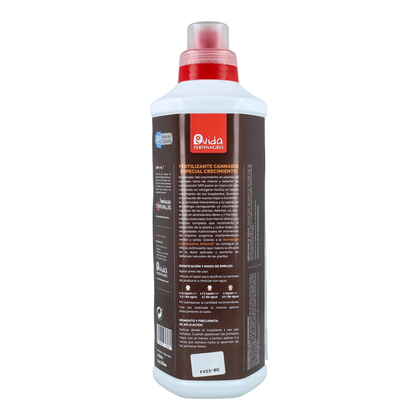 Fertilizante especial para o crescimento da canábis Fertinagro 1 l