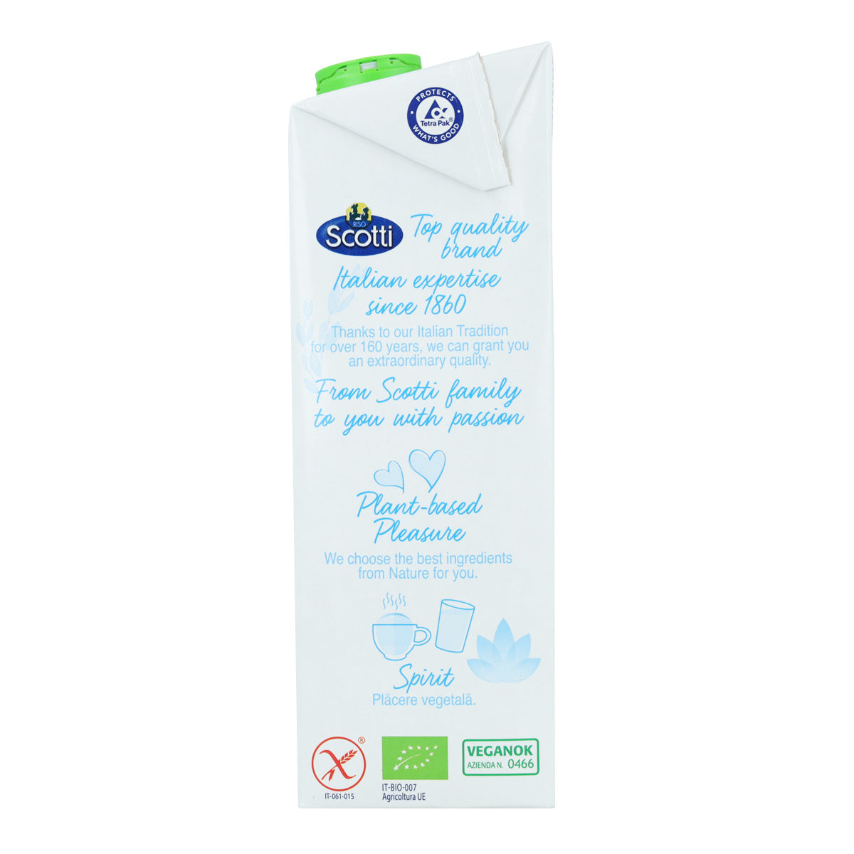 Bebida de arroz natural biológico Scotti 1L