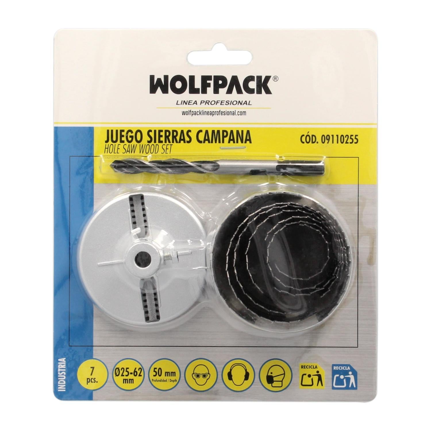 Juego Sierras Campana 50 Mm. 25/62 7 Piezas_3