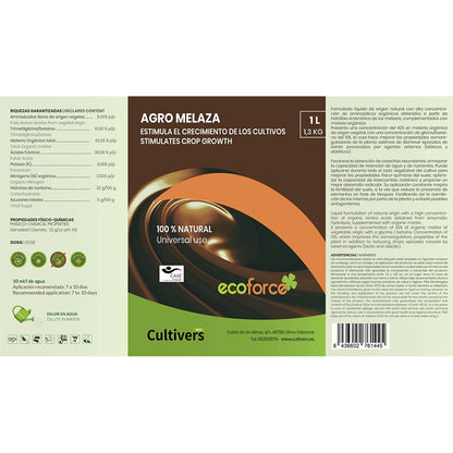 Agro Melaza De Caña Para Plantas Cultivers