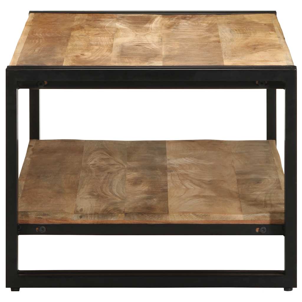 Mesa De Centro 90x50x38 Cm De Madera Maciza De Mango_3