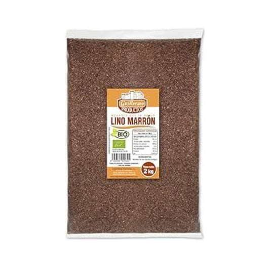 Semillas De Lino Marrón Bio - 2 Kg_0