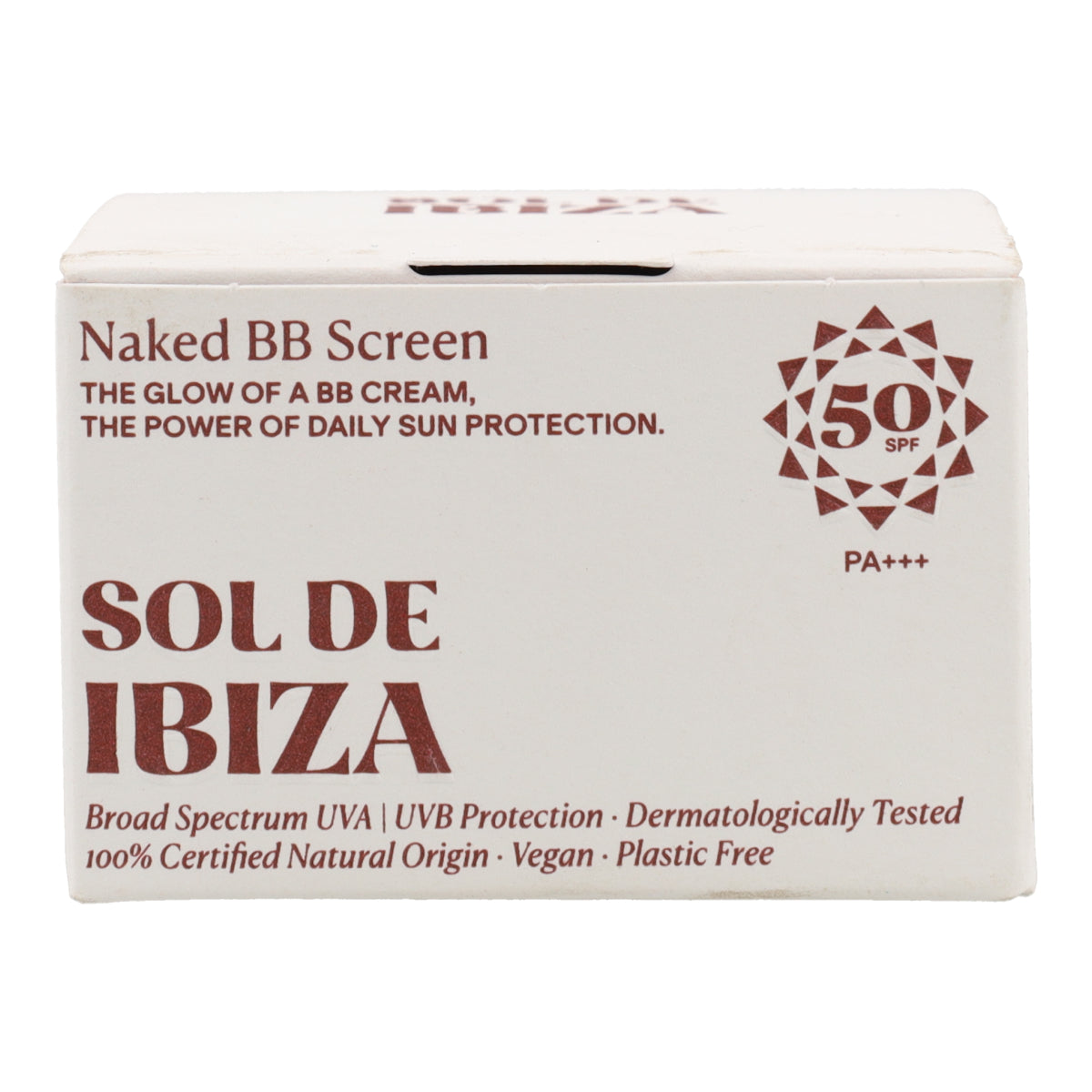 BB cream SPF50 PA+++, Crema facial protectora con color nude, 35 g