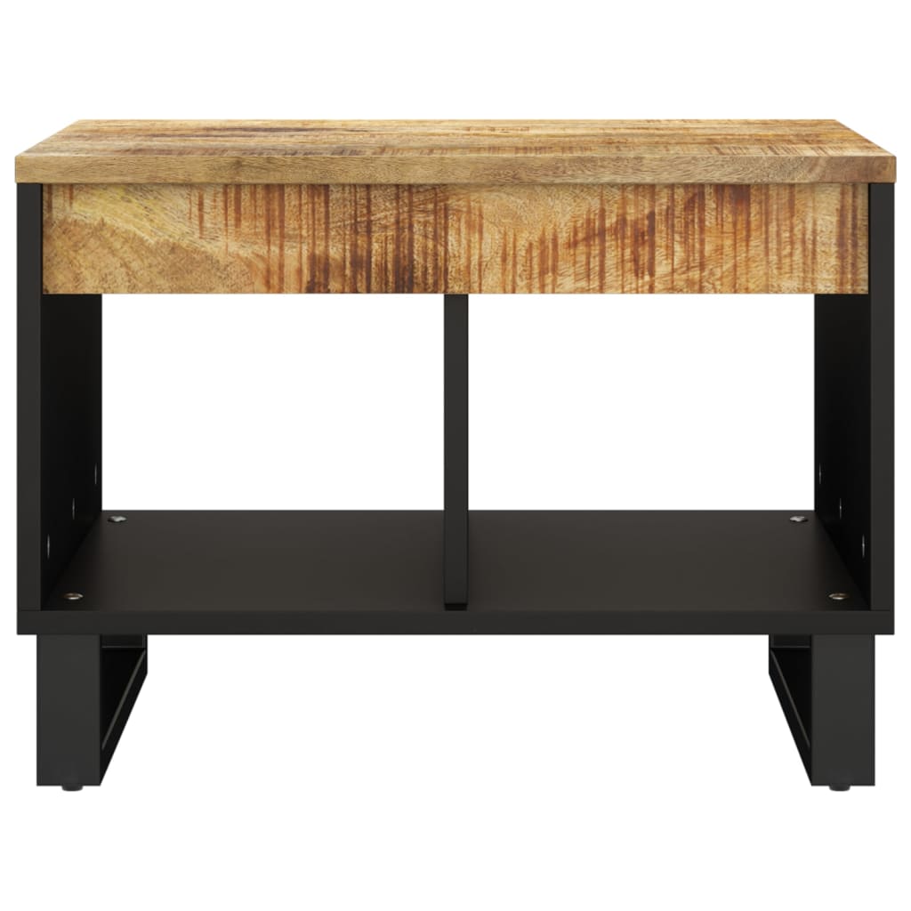 Mesa De Centro De Madera Maciza Mango 55x50x40 Cm_1