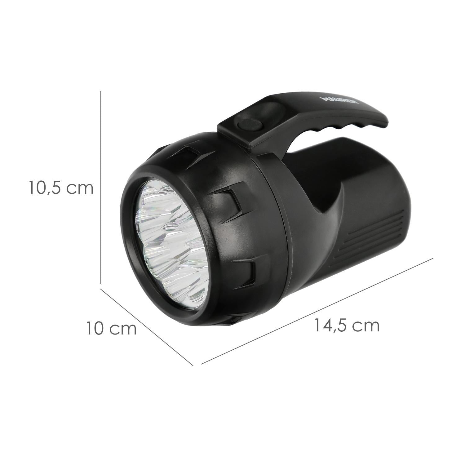 Linterna Led De Mano Con Asa A Pilas (4 Aa) 60 Lumenes 9 Leds (9 Watt.)_2