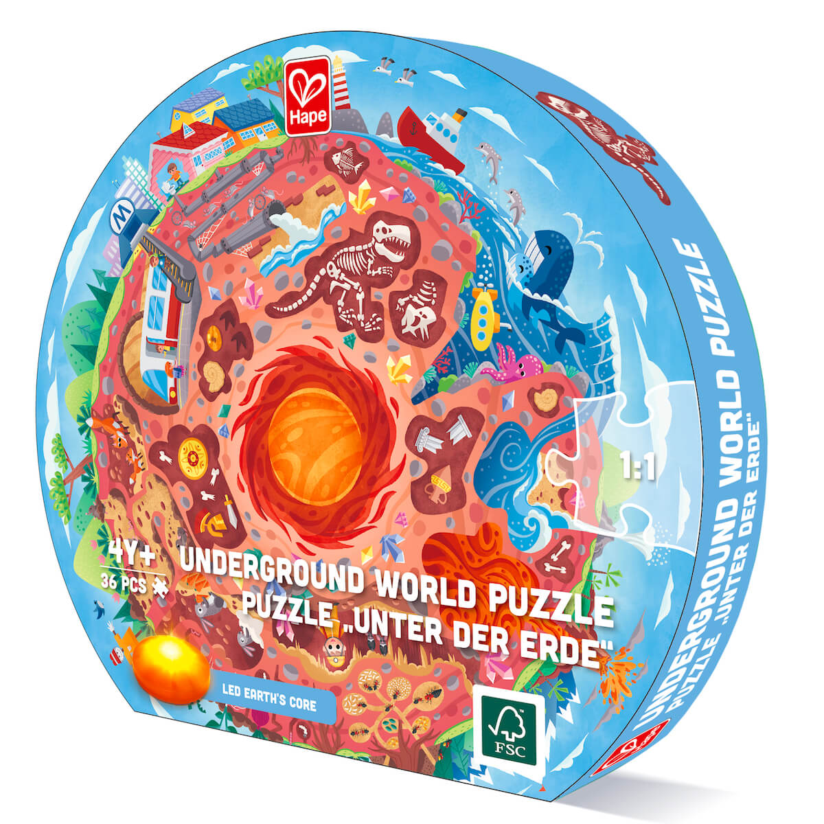 Puzzle Mundo Subterráneo Hape_1