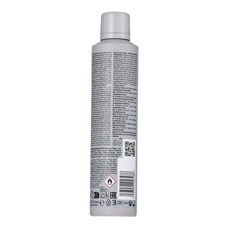 Indola Espuma De Fijación Fuerte Profesional 200ml_1
