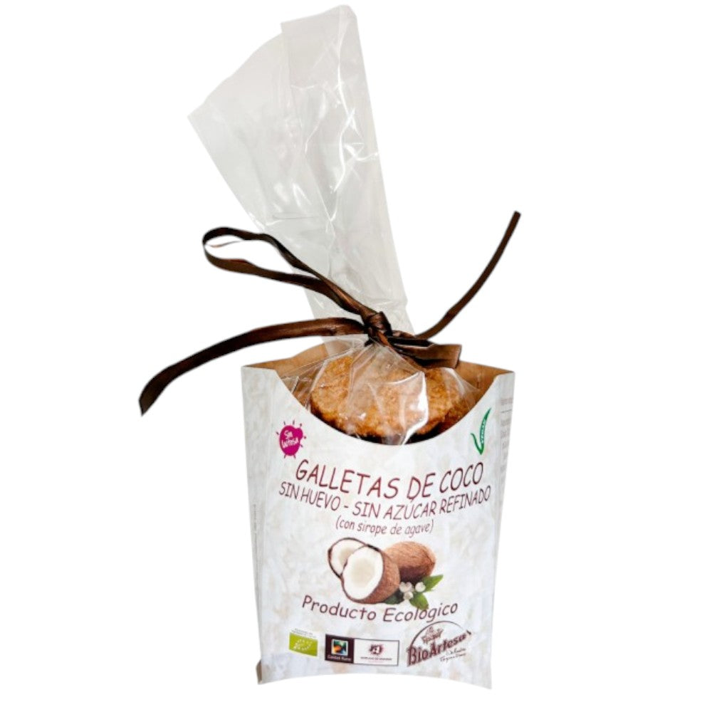 Galletas De Coco Bio Sin Huevo Con Sirope 150 Gr_0