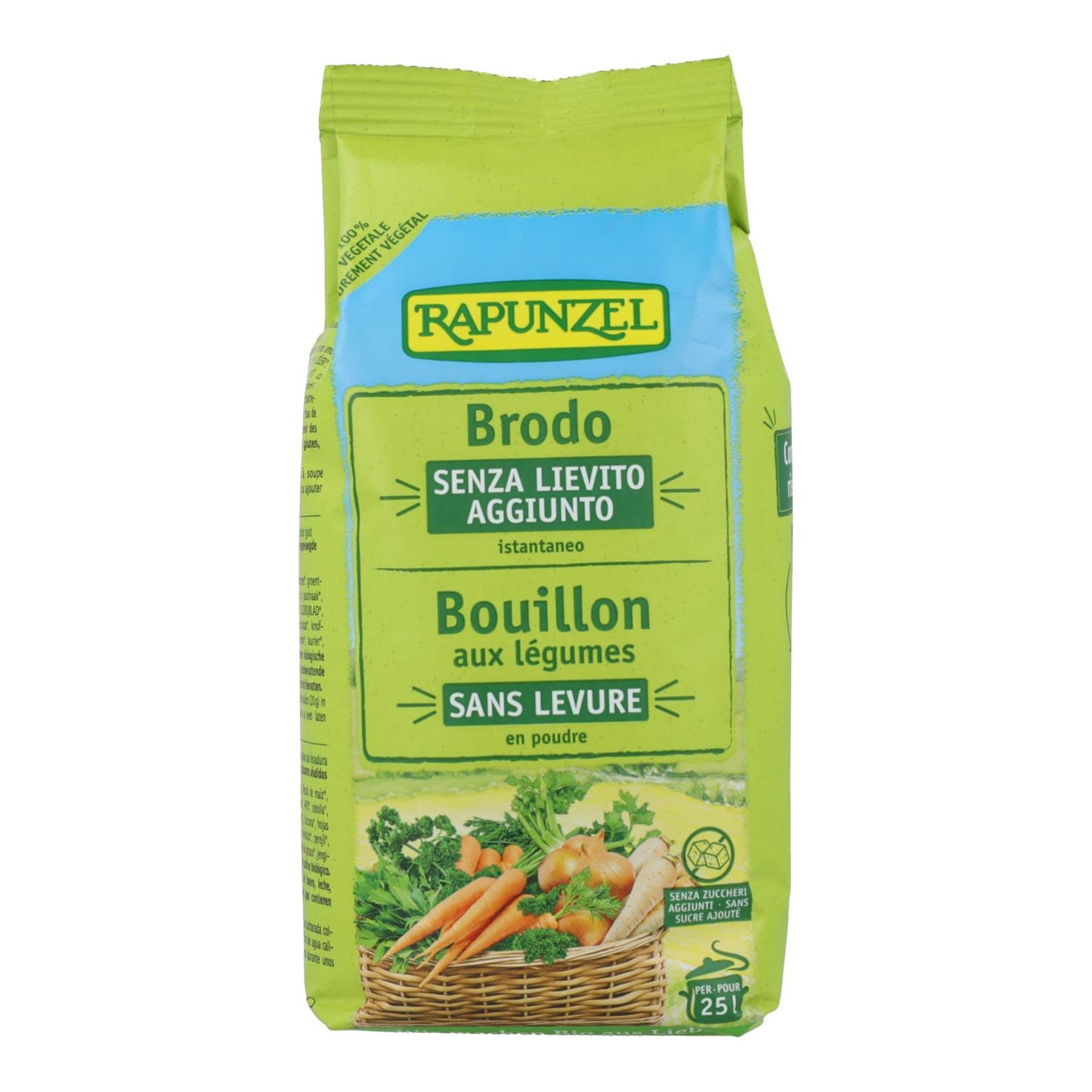 Caldo de Legumes sem Fermento Brodo Rapunzel 500 g