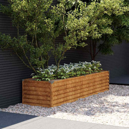 Jardinera Elevada 194x50x36 Cm Acero Corten_1