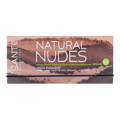 PALETA DE SOMBRAS 6 CORES NUDES NATURAIS Sante 1 g
