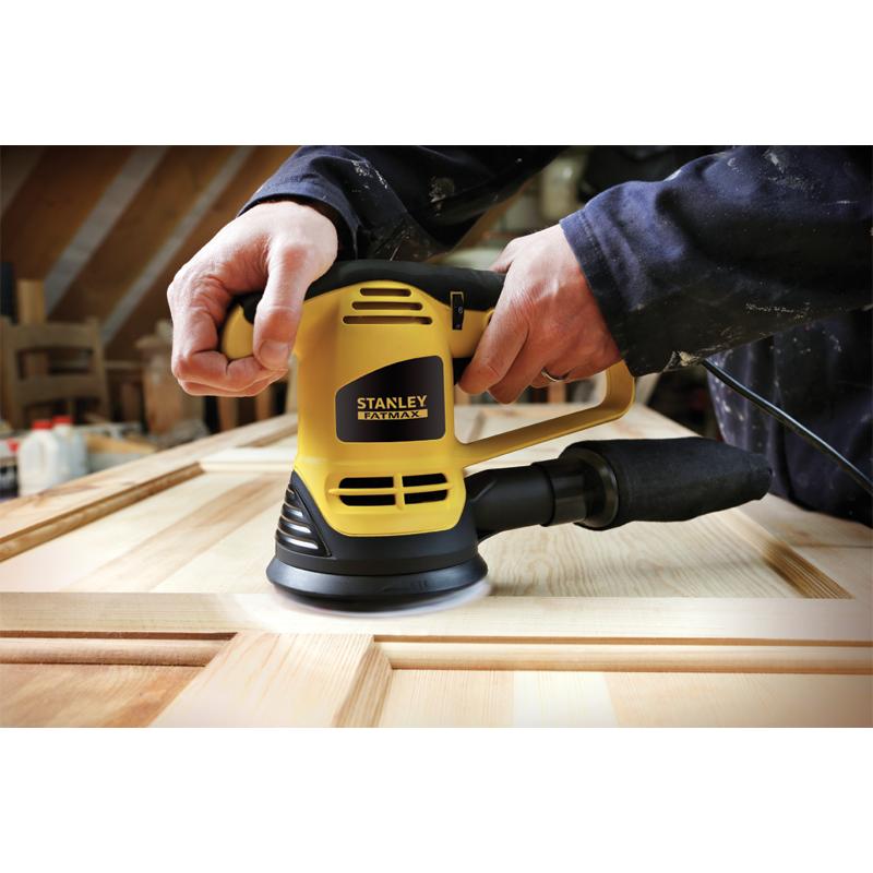 Lixadora orbital Stanley FatMax 480 W 125 mm