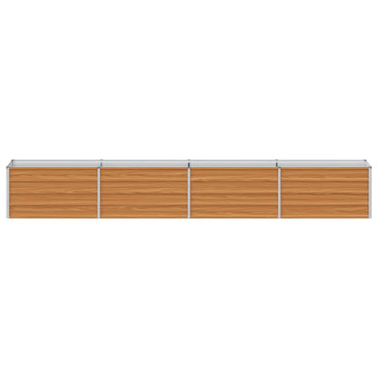 Arriate Elevado Marrón Claro 320 X 40 X 45 Cm Acero Galvanizado_4