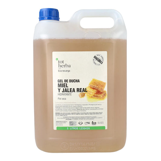 Gel hidratante de mel e geleia real 5 litros Tot Herba
